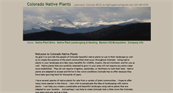 Desktop Screenshot of coloradonativeplants.com